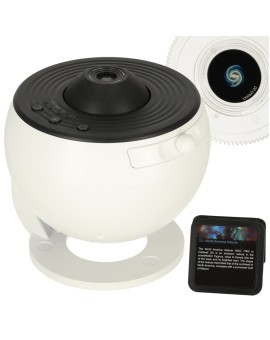 Projektor gwiazd nieba lampka nocna LED USB planetarium planety 12 dysków 360° timer Kik Sp. z o. o. Sp. k. | Time- 2