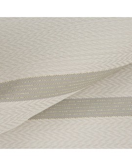 Podkładka na stół kremowo, beżowa 30x45 cm RUBY zdobiona pasami pleciona Eurofirany | Time- 2