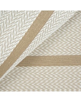 Podkładka na stół biało, złota 30x45 cm ELLA pleciona Eurofirany | Time- 2