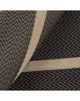 Podkładka na stół stalowo, złota 30x45 cm ELLA pleciona Eurofirany | Time- 2