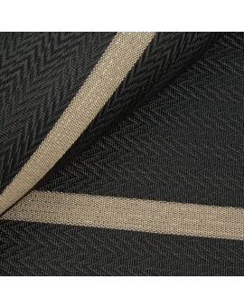 Podkładka na stół czarno, złota 30x45 cm ELLA pleciona Eurofirany | Time- 2