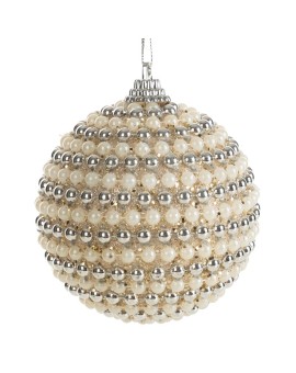Bombka choinkowa zdobiona koralikami