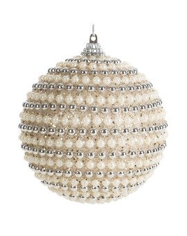 Bombka choinkowa zdobiona koralikami
