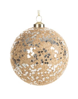 Bombka choinkowa zdobiona lśniącymi drobinkami