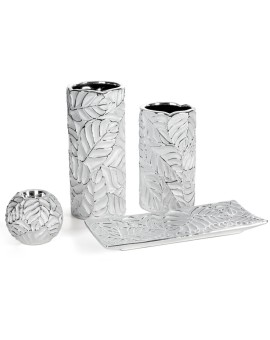 Patera dekoracyjna MIRIAM z tłoczonym wzorem liści Eurofirany | Time- 2