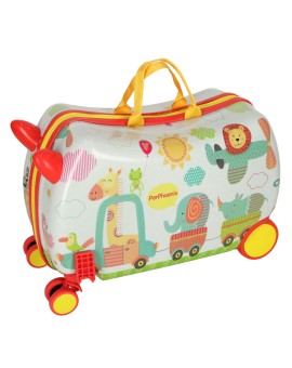 Walizka podróżna dla dzieci na kółkach bagaż podręczny ZOO Kik Sp. z o. o. Sp. k. | Time- 2
