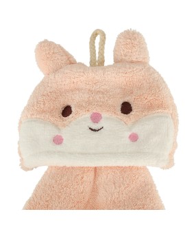 Ręcznik ręczniczek do rąk dla dzieci do przedszkola 42x25cm różowy królik Kik Sp. z o. o. Sp. k. | Time- 2