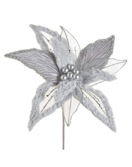 Świąteczny kwiat choinkowy z przyjemnie miękkich tkanin