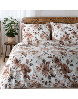 Komplet Pościeli Satynowej Spring 76 220 X 200 Cm Biały