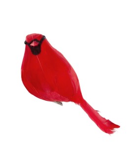 Ozdoba choinkowa PTAK z piórami