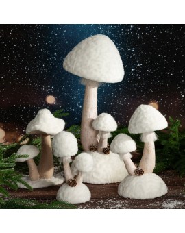 Figurka świąteczna w kształcie zimowego GRZYBKA Eurofirany | Time- 2