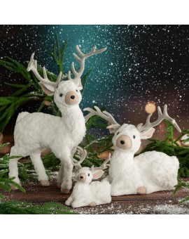 Figurka świąteczna zimowy JELEŃ Eurofirany | Time- 2