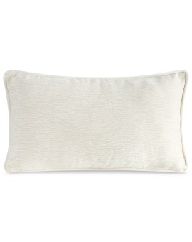 Poszewka na poduszkę 30x50 cm kremowa z szenilowej tkaniny ROSI