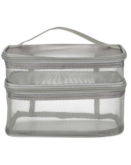 Kosmetyczka damska męska podróżna organizer składany XXL szary Kik Sp. z o. o. Sp. k. | Time- 2