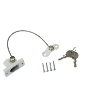 Zabezpieczenie okna blokada ogranicznik przed dziećmi uchylenia na klucz kluczyk