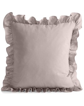 Poszewka Falbanka 45 X 45 Cm Pudrowy