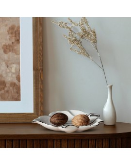 Patera dekoracyjna w kształcie liścia NERIS 02 Eurofirany | Time- 2