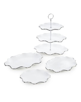 Trzypiętrowa patera dekoracyjna AUREN Eurofirany | Time- 2