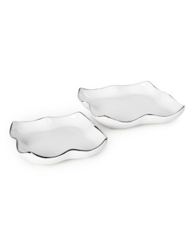 Patera dekoracyjna z falującymi brzegami TONY Eurofirany | Time- 2