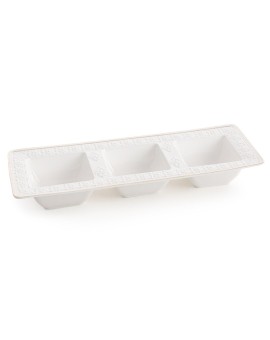 Misa Dekoracyjna Olivia (02) 36 X 13 X 5 Cm Biały