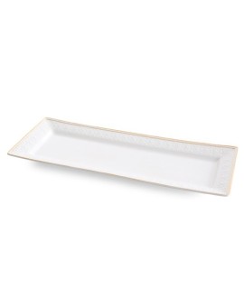 Patera Dekoracyjna Olivia (01) 39 X 15 X 3 Cm Biały