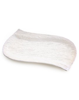 Patera Dekoracyjna Nina (03) 26 X 18 X 2 Cm Perłowy