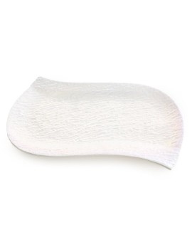 Patera Dekoracyjna Nina (04) 31 X 21 X 2 Cm Perłowy