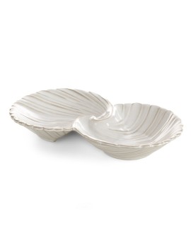 Patera Dekoracyjna Avril 25 X 14 X 4 Cm Kremowy