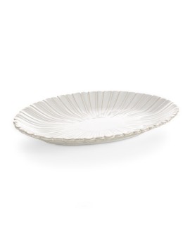 Patera dekoracyjna AVRIL z przecieranym wzorem w stylu eko