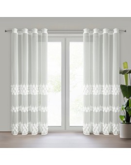 Firana Gotowa Nira 140 X 250 Cm Kremowy