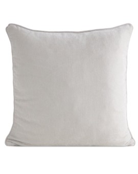 Poszewka na poduszkę 45x45 cm platynowa z szenilowej tkaniny - VANI