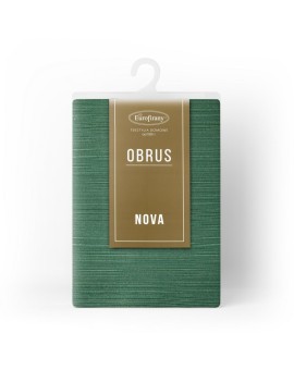 Obrus zielony 140x180 cm przetykany błyszczącą nicią - GLAMO Eurofirany | Time- 2