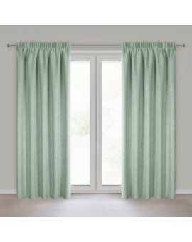 Zasłona Gotowa Jula2 Na Taśmie 140 X 270 Cm Ciemnozielony