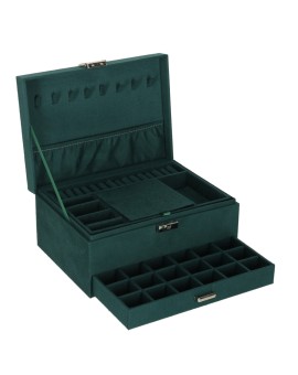 Szkatułka kuferek na biżuterię organizer zielony Kik Sp. z o. o. Sp. k. | Time- 2