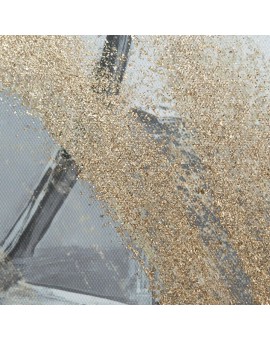 Abstrakcyjny obraz ręcznie malowany na płótnie Eurofirany | Time- 2