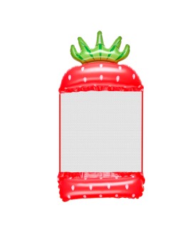 Materac dmuchany plażowy hamak wodny leżak fotel krzesło do pływania basenu truskawka Kik Sp. z o. o. Sp. k. | Time- 2