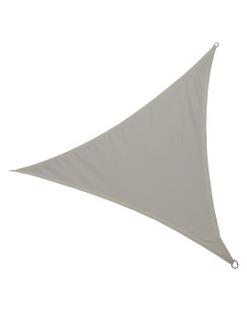 Żagiel przeciwsłoneczny LUARO ogrodowy tarasowy wodoodporny 3x3x3m trójkąt szary Kik Sp. z o. o. Sp. k. | Time- 2
