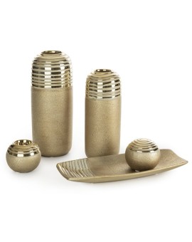 Patera dekoracyjna ELARA łącząca matową powierzchnie z błyszczącym wzorem Eurofirany | Time- 2