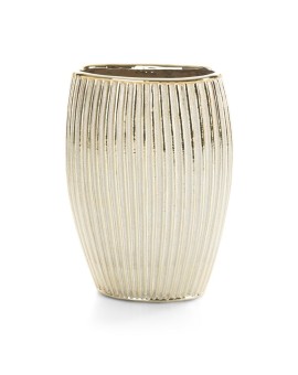 Wazon ceramiczny dekoracyjny OMIKA zdobiony wytłaczanymi prążkami