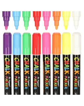 Markery kredowe pisaki do szyb tablic potykaczy cenówek zmywalne 8szt Kik Sp. z o. o. Sp. k. | Time- 2