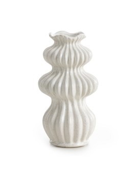 Wazon ceramiczny KIVA o oryginalnym kształcie i dekoracyjnym wykończeniu