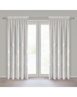 Firana Gotowa Aurelia Na Taśmie 140 X 270 Cm Kremowy