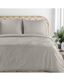 Komplet Pościeli żak 220 X 200 Cm Szarobeżowy