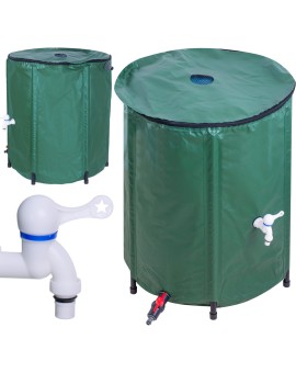 Pojemnik LUARO zbiornik na deszczówkę z kranem beczka na wodę deszczową składana 500 litrów Kik Sp. z o. o. Sp. k. | Time- 2