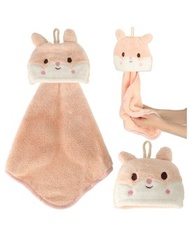 Ręcznik ręczniczek do rąk dla dzieci do przedszkola 42x25cm różowy królik