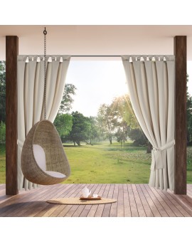 Zasłona Gotowa Garden2 Na Szelkach 155 X 240 Cm Beżowy