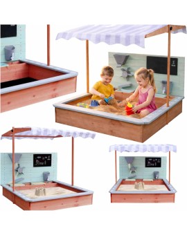 Piaskownica drewniana LULILO Sablo obracany daszek 360° 120cm