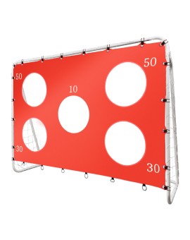 Bramka piłkarska do piłki nożnej dla dzieci treningowa 2w1 + mata celności 215 x 153 x 76 cm