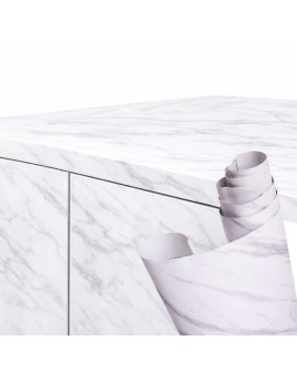 Folia rolka samoprzylepna okleina tapeta biały marmur - jazz 1,22x50m