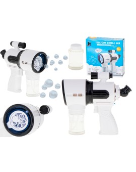 Pistolet do robienia baniek mydlanych bańki mydlane biały